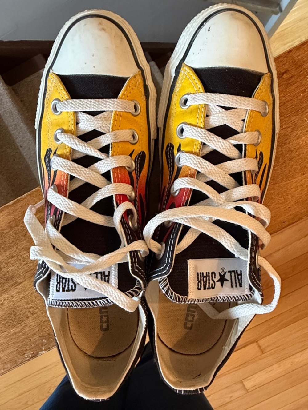 Converse All Star Vintage Flame Low Sneakers - Picture 6 of 8